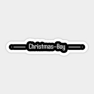 17 - CHRISTMAS-BOY Sticker